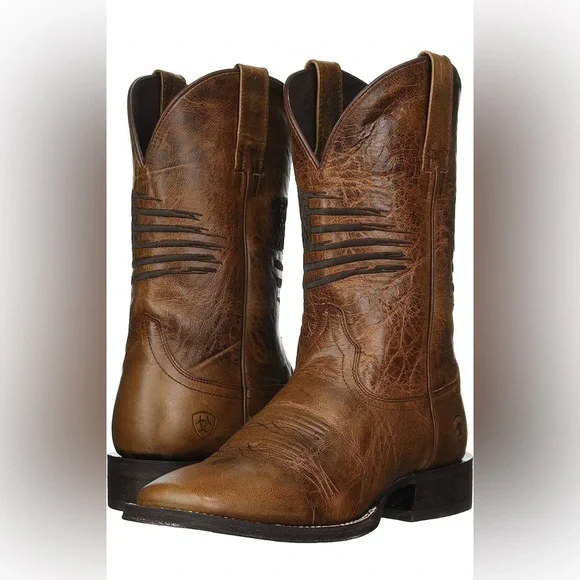 Ariat | Shoes | Ariat Circuit Patriot Western Mens Boot Size  display picture 2